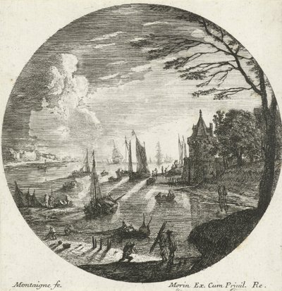 Landscape with Sunset by Matthieu van Plattenberg